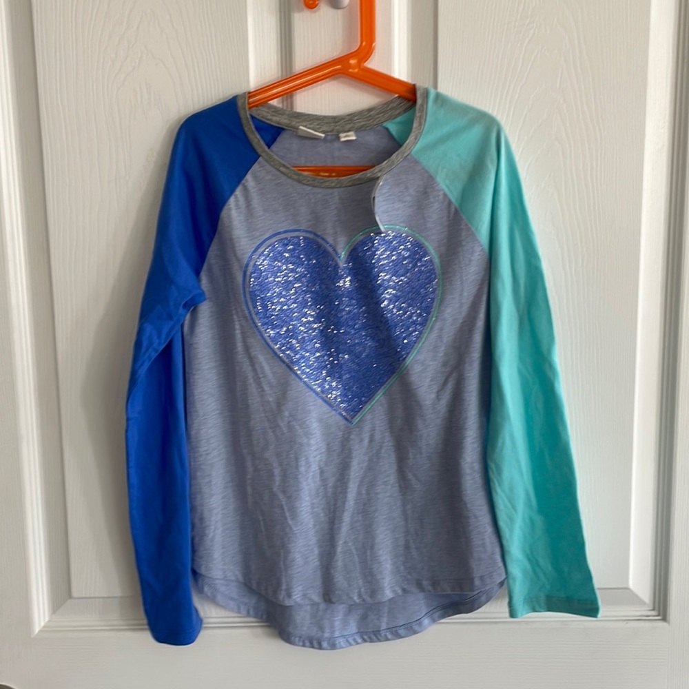 NWT Gap Kids LS Heart Tee Shirt
